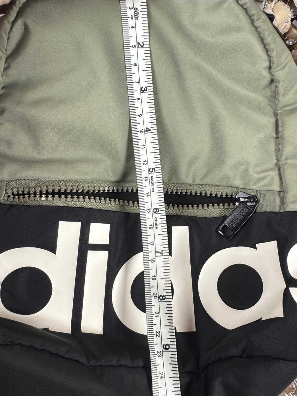 adidas army green and Black Small backpack - Picture 11 of 13